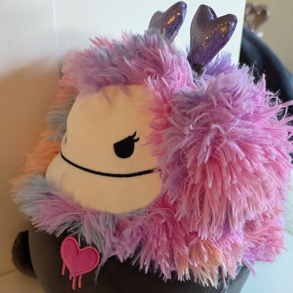 NWT 12" Frumpy Bigfoot Goth Girl Squishmallows Halloween Plush Yeti Error Face - Picture 6 of 14